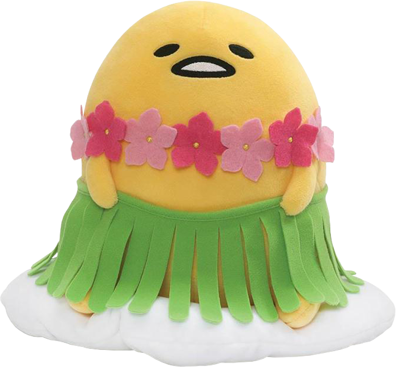 Sanrio: Gudetama the Lazy Egg - Gudetama in Hula Skirt 9” Plush