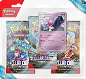 Pokemon - Scarlet & Violet 7 Stellar Crown Tinkaton Three Booster Blister Pack