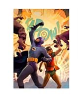 Batman & Robin: The Dynamic Duo! Premium Art Print by Jon Foster