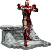 Avengers 2: Age of Ultron - Iron Man Mark XLIII (43) 1/9th Scale Action Hero Vignette Variant Model Kit Statue Main Image