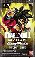 Dragon Ball Super - Card Game Fusion World Raging Roar Booster Pack (12 Cards)