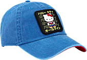 Sanrio x My Hero Academia - Hello Kitty Embroidered Patch Pigment Dyed Adjustable Hat