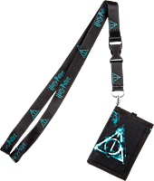 Harry Potter - Deathly Hallows Trifold Lanyard Wallet