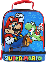 Super Mario - Super Mario Bros. Double Compartment 9" Insulated Lunch Bag / Tote