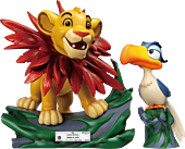 The Lion King (1994) - Little Simba & Zazu Master Craft 12" Statue 2-Pack