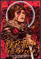 Red Hot Chili Peppers - KFC Yum! Center Louisville KY 16 May 2017 Art Print with Spot Varnish by Nikita Kaun (LE 250)