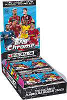 Bundesliga Football (Soccer) - 2021/22 Topps Chrome Soccer Trading Cards Hobby Box (Display of 18)