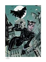 Batman - The Getaway: Batman & Catwoman Fine Art Print by Terry & Rachel Dodson