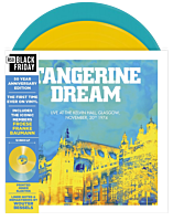 Tangerine Dream - Live at the Kelvin Hall, Glasgow 1974: 50th Anniversary Edition 2xLP Vinyl Record (2024 Record Store Day Black Friday Exclusive Blue & Yellow Coloured Vinyl)