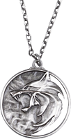 The Witcher (2019) - Wolf Medallion Necklace 1:1 Scale Life-Size Prop Replica