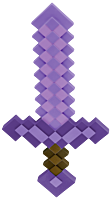 Minecraft - Enchanted Purple Sword 20” PVC Roleplay Replica