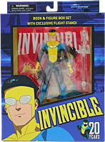 Invincible - Invincible Deluxe 7" Scale Action Figure + Volume 01 Trade Paperback Book Box Set