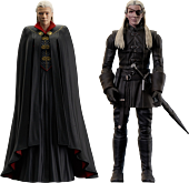 Game of Thrones: House of the Dragon - Series 2 Aemond Targaryen & Rhaenyra Targaryen Deluxe 1/10th Scale Action Figure Bundle (Set of 2)