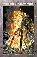 The Terminator (2024) - Issue #1 Single Issue Paperback Comic Book (Cover E Burning Earth Icon by Alex Ross)