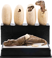 Jurassic Park - Hatching T-Rex 1:1 Scale Life Size Replica Statue (Set of 5)