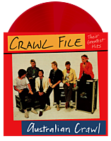 Australian Crawl - Crawl File: Their Greatest Hits LP Vinyl Record (Red Coloured Vinyl)