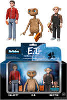 E.T, Elliott and Gertie ReAction 3.75” Action Figure 3-Pack