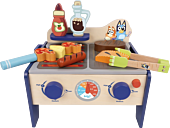 Bluey - Wooden BBQ and Salad Set Playset