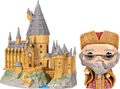 Harry Potter - Albus Dumbledore with Hogwarts 20th Anniversary Pop! Town Vinyl Figure