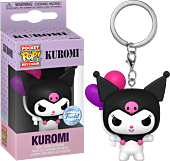 Hello Kitty - Kuromi with Balloons Pocket Pop! Keychain