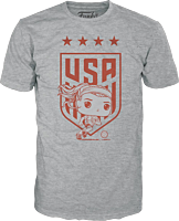 Soccer - Rose Lavelle USA (USWNT) Pop! Tees Unisex Grey T-Shirt