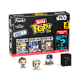 Star Wars: The Empire Strikes Back - Luke Skywalker (Hoth), R2-D2, Princess Leia & Mystery Bitty Pop! Vinyl Figure 4-Pack