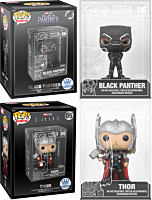 Black Panther (2009) - Black Panther & Thor Diecast Metal Pop! Vinyl Figure Bundle (Funko / Popcultcha Exclusive) (Set of 2)
