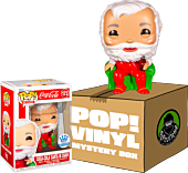 Coca-Cola - Coca-Cola Santa in Chair Mystery Box (Includes Santa & 3 Mystery Exclusive Pop! Vinyl Figures)