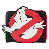 Ghostbusters - Logo Glow in the Dark 4" Faux Zip-Around Wallet