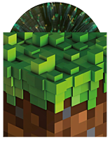 Minecraft - Official Video Game Soundtrack Volume Alpha by C418 LP Vinyl Record ("Earth Confetti" Black, Green & Yellow Splatter Coloured Vinyl)