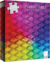 Gradient Cubes - 1000 Piece Jigsaw Puzzle