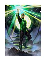 Green Lantern Premium Art Print by Alex Pascenko