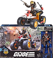 G.I. Joe - Tiger Force Wreckage & Tiger Paw ATV Classified Series 6" Scale Action Figure Vehicle Playset