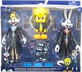 Looney Tunes x Harry Potter - Bugs Bunny in Gryffindor Robe, Lola Bunny in Ravenclaw Robe, & Tweety Bird in Slytherin Robe WB100 Mashups Collector 7" Action Figure 3-Pack