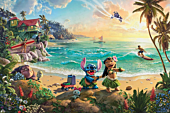 Lilo & Stitch - Lilo & Stitch by Thomas Kinkadale Poster (1220)