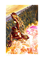 Iron Man - Fire and Fury Fine Art Print by Alex Ross