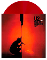 U2 - Live Under A Blood Red Sky 40th Anniversary LP Vinyl Record (2023 Record Store Black Friday Exclusive Red Coloured Vinyl)