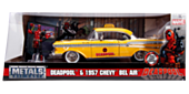 Deadpool - Chevy Yellow Taxi with Deadpool 1/24th Scale Hollywood Rides Die-Cast Vehicle