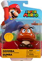 Super Mario - Goomba with Coin World of Nintendo 4" Action Figure (Wave 36)