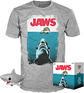 Jaws - Bloody Great White Shark 6" Super Sized Pop! Vinyl Figure & T-Shirt Box Set.