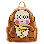 Sanrio - Monkichi Cosplay 10” Faux Leather Mini Backpack