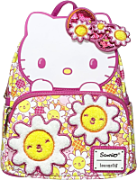 Sanrio - Hello Kitty Floral Cosplay 10" Faux Leather Mini Backpack