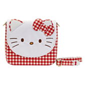 Sanrio - Hello Kitty Gingham Cosplay 8” Faux Leather Crossbody Bag