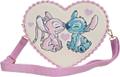 Lilo & Stitch - Stitch Angel Heart 9" Faux Leather Crossbody Bag