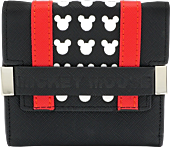 Mickey Mouse - Mickey Ears Red Stripe 4” TriFold Wallet