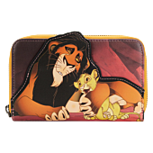 Disney Villains - Scar Scene 4” Faux Leather Zip-Around Wallet