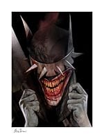 Dark Knights: Metal - The Batman Who Laughs Fine Art Print by Ben Oliver