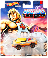 Masters of the Universe - He-Man Character Car 1/64th Scale Die-Cast Hot Wheels Vehicle