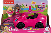 Barbie - Barbie Convertible Fisher-Price Little People Vehicle Playset