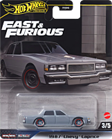 Furious 7 - 1987 Chevy Caprice Hot Wheels Premium Real Riders 1/64th Scale Die-Cast Vehicle Replica